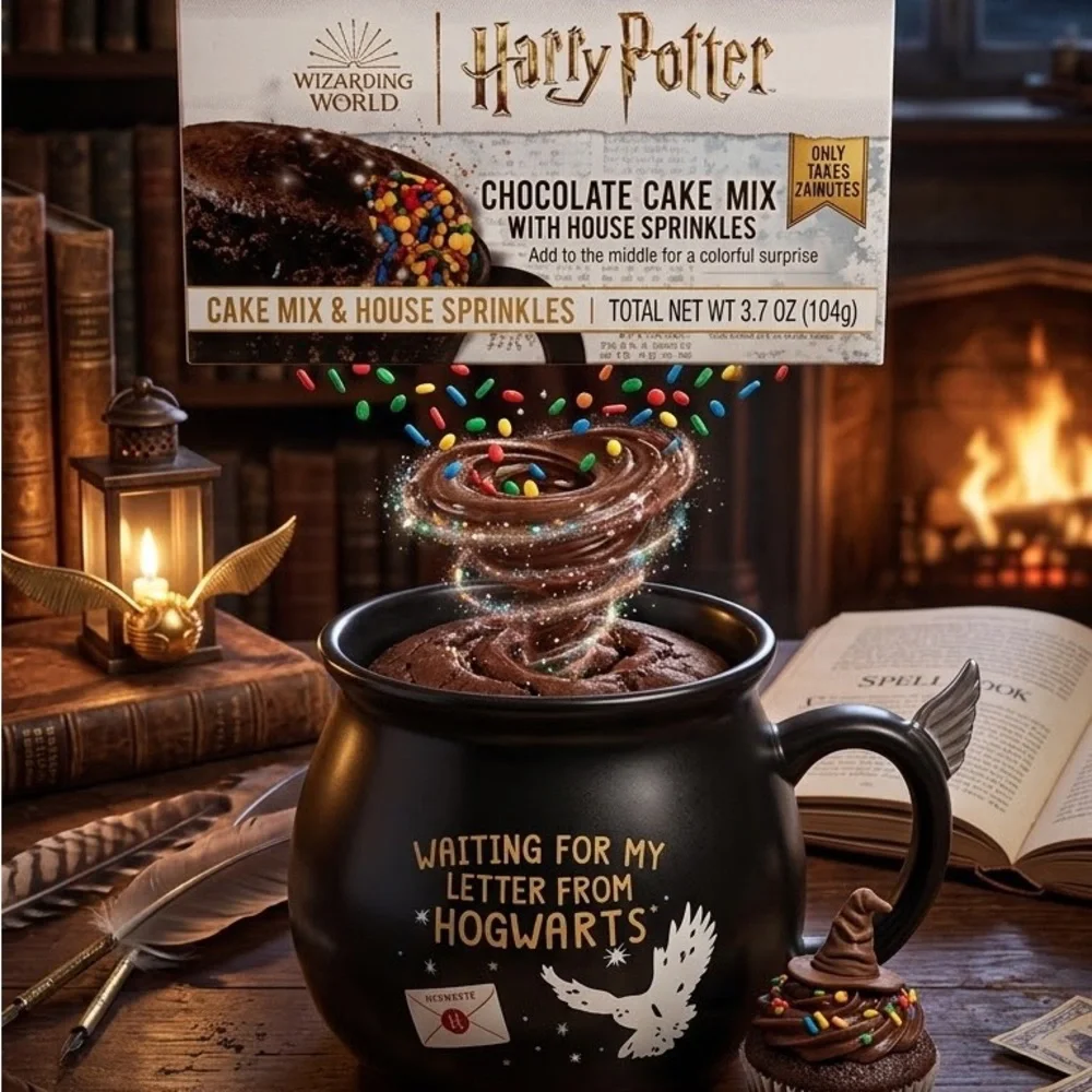 ✨ New! Harry Potter Chocolate Cake Mix with Sprinkles ✨